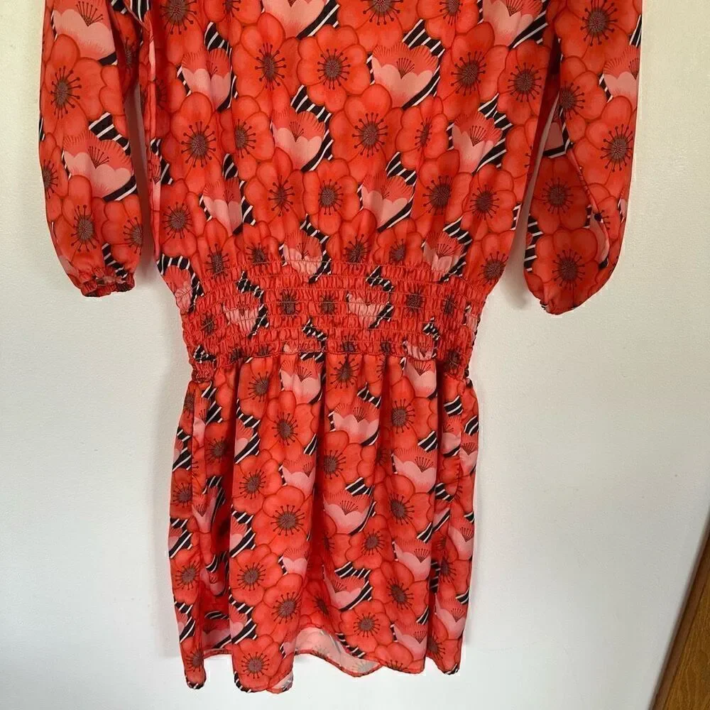 Betabrand Women’s Coral Poppy Sneaker Dress